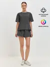Женская пижама с шортами / Ходячие крылья на спине