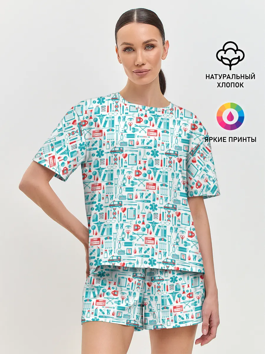 Женская пижама с шортами / 36,6