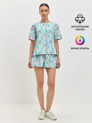 Женская пижама с шортами / 36,6