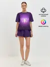 Женская пижама с шортами / Бабочка