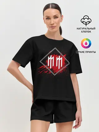 Женская пижама с шортами / Marilyn Manson