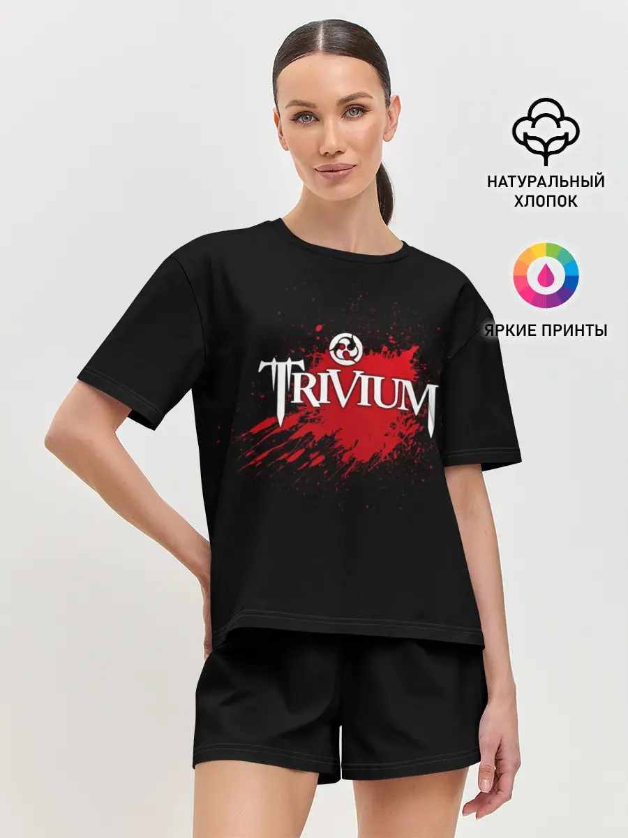Женская пижама с шортами / Trivium