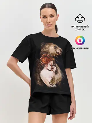 Женская пижама с шортами / Defender