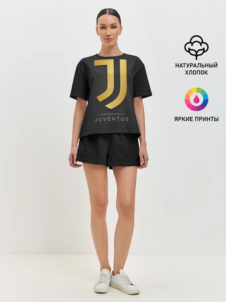 Женская пижама с шортами / Juventus Gold Edition