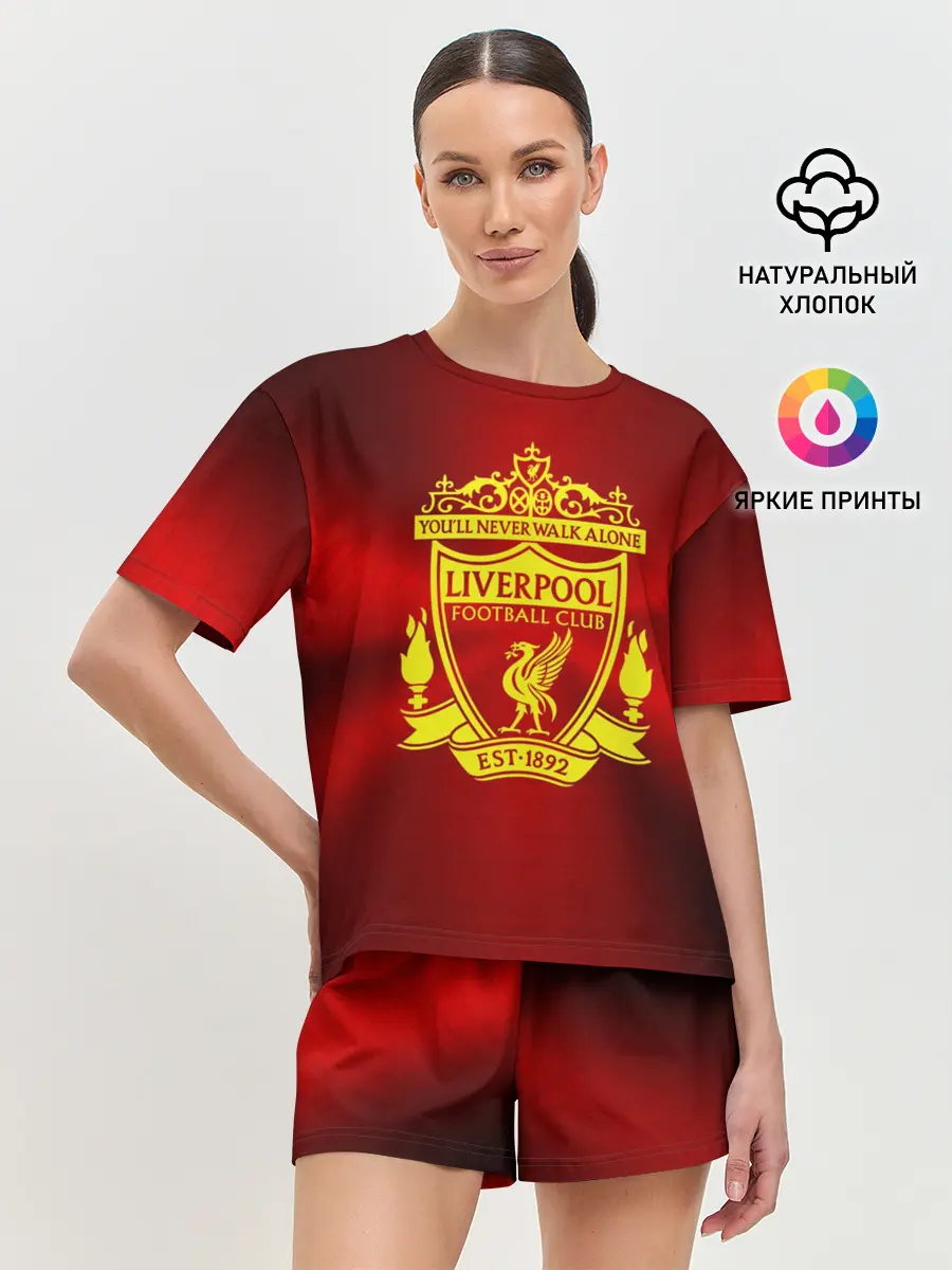 Женская пижама с шортами / ФК Ливерпуль