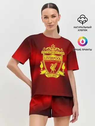 Женская пижама с шортами / ФК Ливерпуль