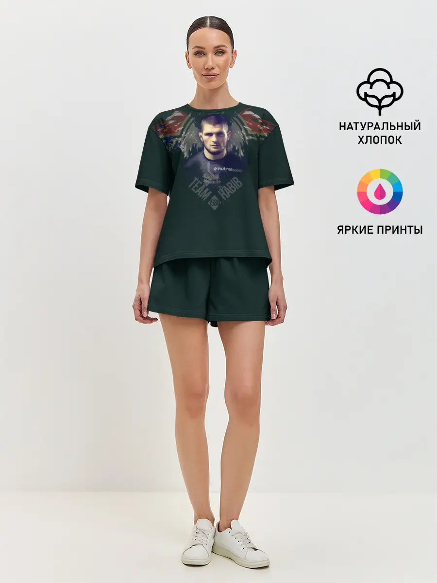 Женская пижама с шортами / Хабиб Нурмагомедов