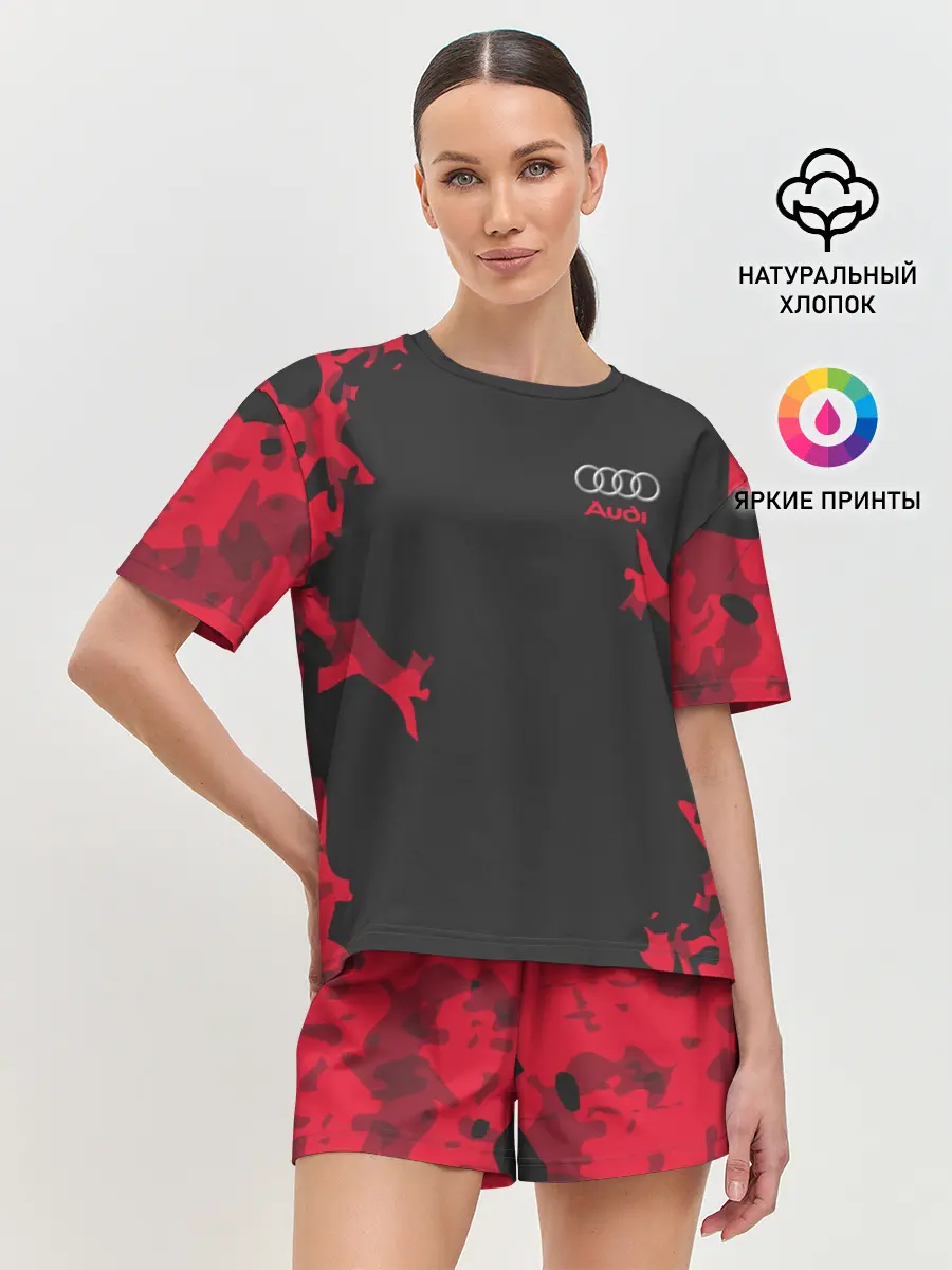 Женская пижама с шортами / AUDI SPORT
