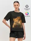 Женская пижама с шортами / Белочка