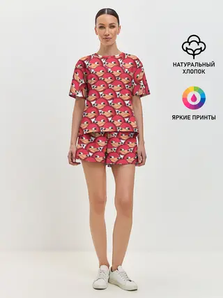 Женская пижама с шортами / Наклз