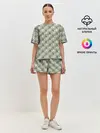 Женская пижама с шортами / Доллары