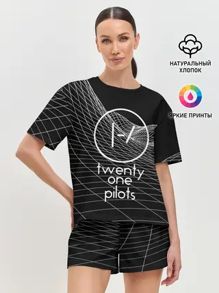 Женская пижама с шортами / twenty one pilots