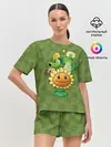 Женская пижама с шортами / Plants vs Zombies