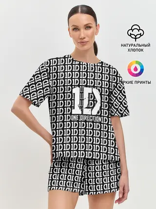 Женская пижама с шортами / One direction