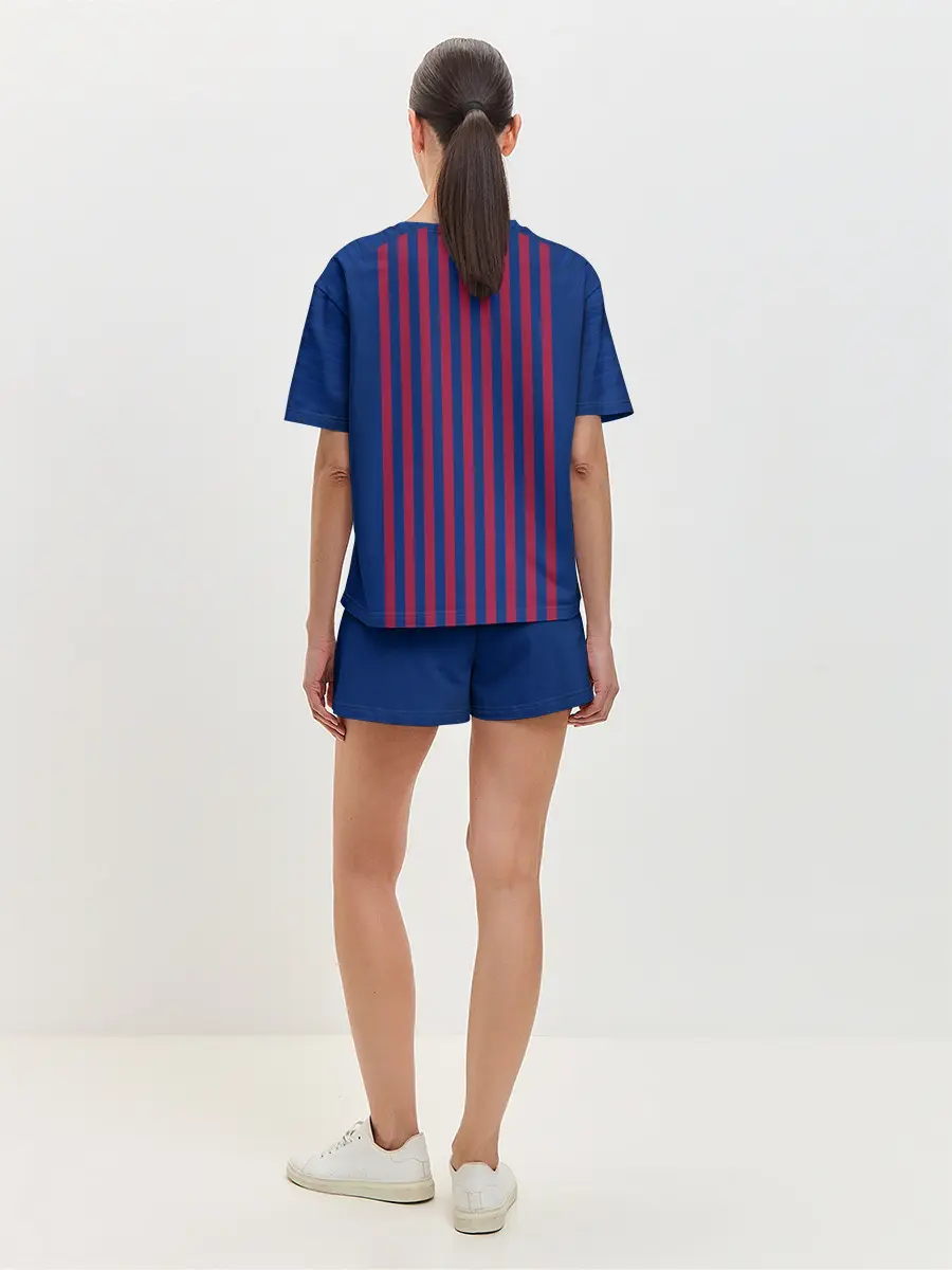 Женская пижама с шортами / Barcelona home 18-19