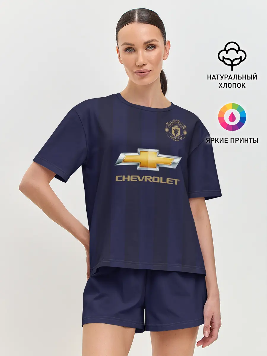 Женская пижама с шортами / Погба Форма Новая Away 18/19