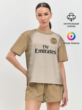 Женская пижама с шортами / PSG Форма Новая Away 18/19