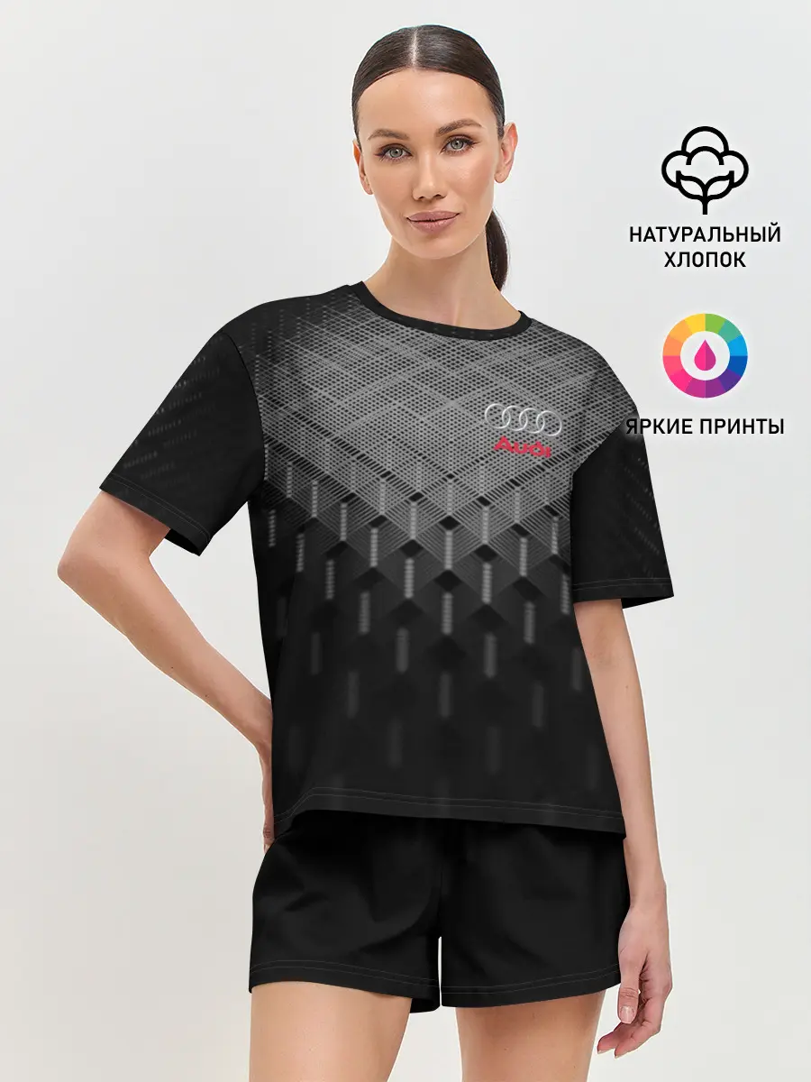 Женская пижама с шортами / AUDI SPORT