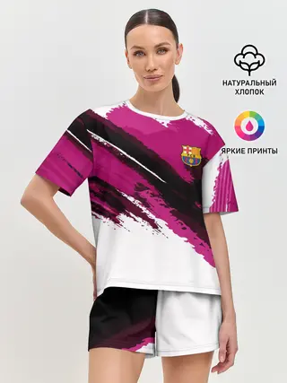 Женская пижама с шортами / FC Barcelona Original 2018