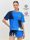 Женская пижама с шортами / Russia Sport