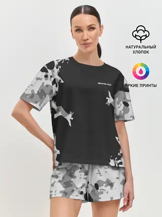 Женская пижама с шортами / AMG SPORT