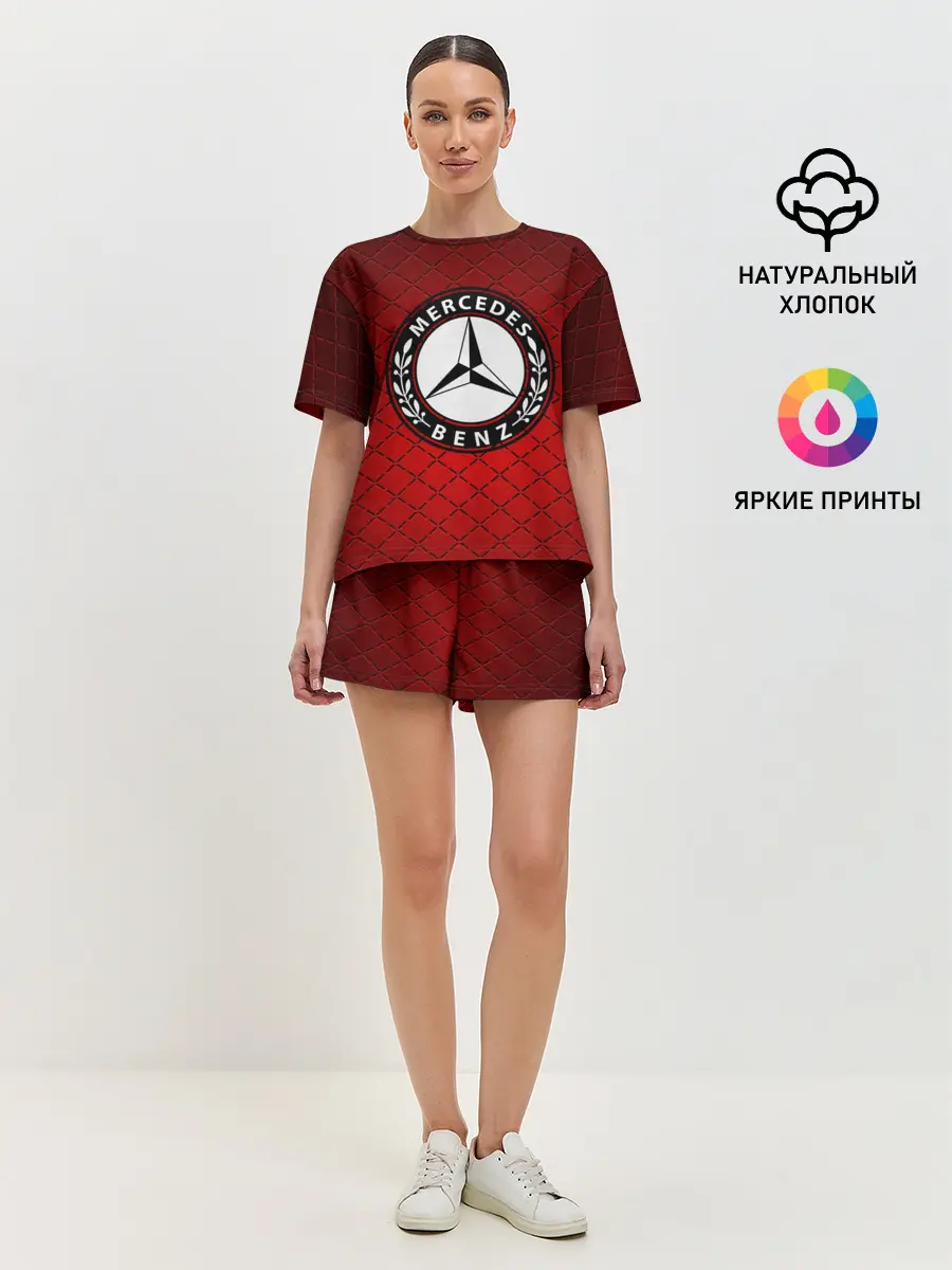 Женская пижама с шортами / Mercedes MOTORs
