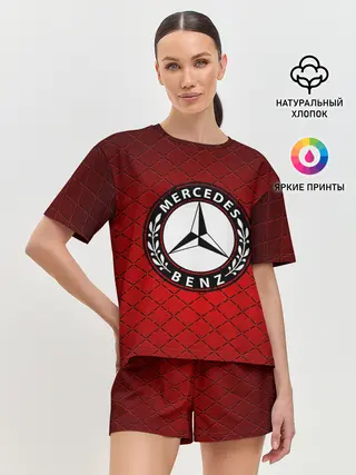 Женская пижама с шортами / Mercedes MOTORs