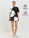 Женская пижама с шортами / Arsenal uniform black 2018