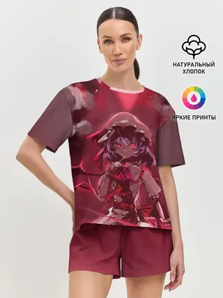 Женская пижама с шортами / Red Touhou