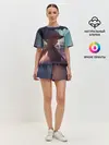 Женская пижама с шортами / Зонтик