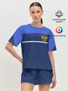 Женская пижама с шортами / Герб России