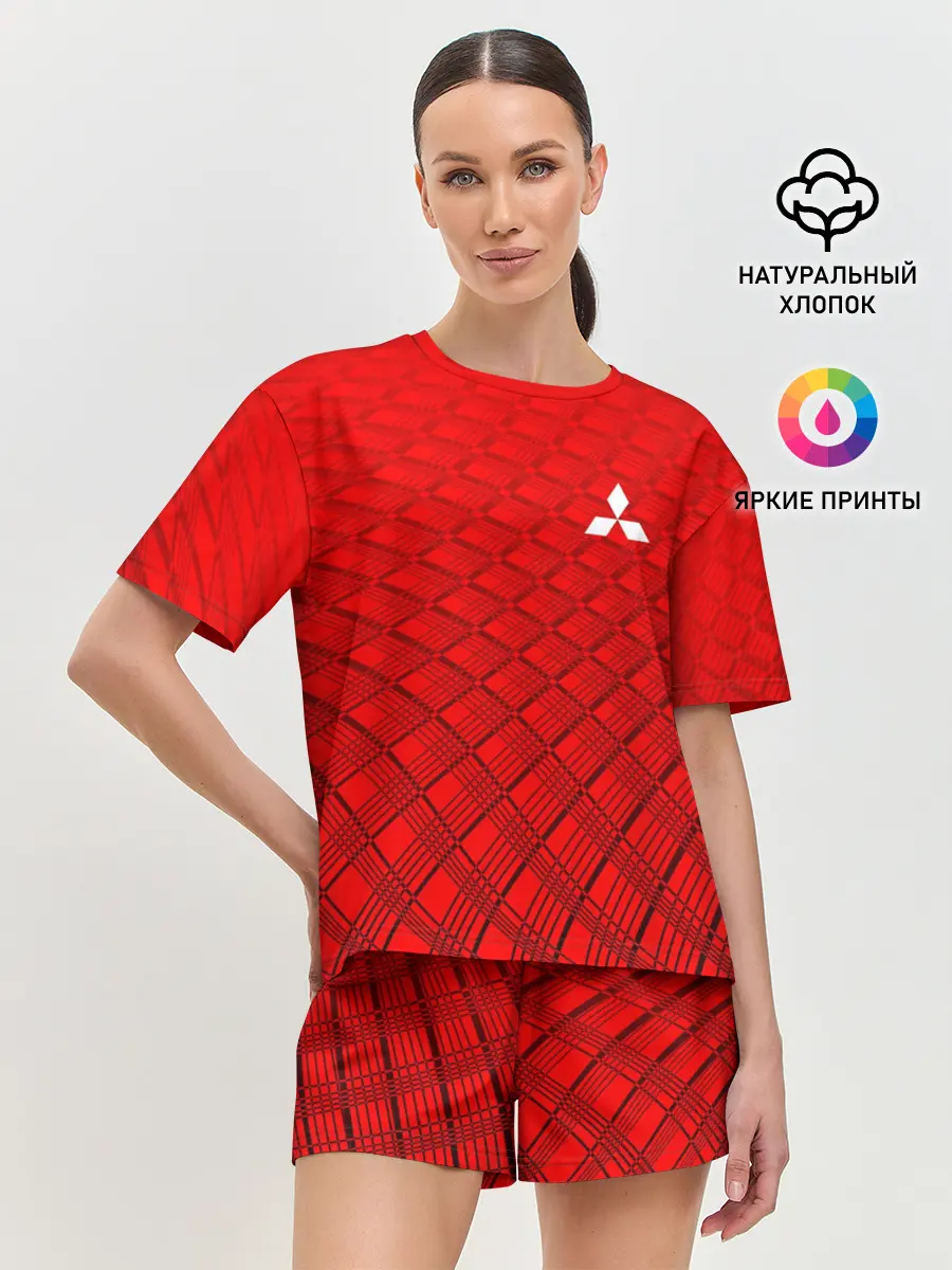 Женская пижама с шортами / Mitsubishi sport