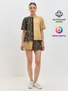 Женская пижама с шортами / Черное золото