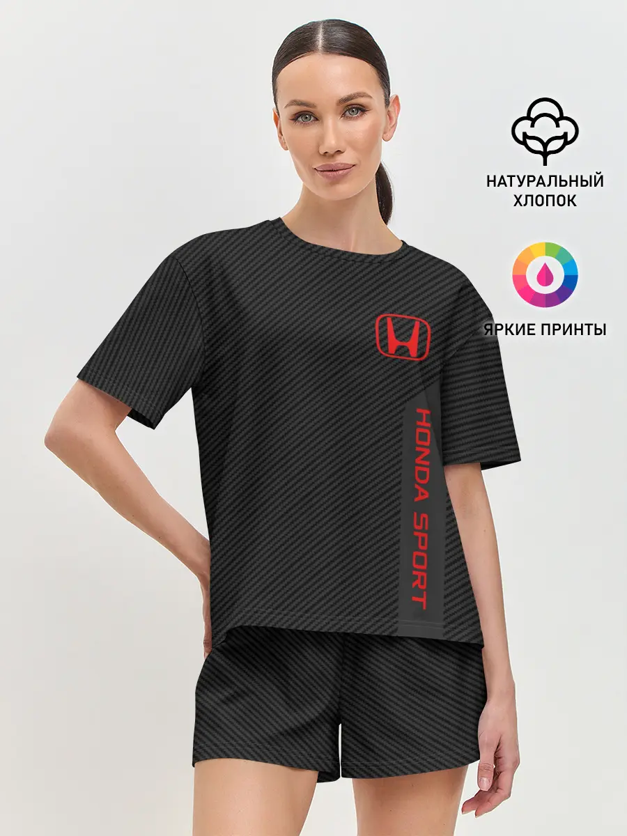 Женская пижама с шортами / HONDA SPORT / ХОНДА СПОРТ