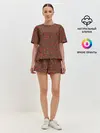 Женская пижама с шортами / Толпа домо-кунов