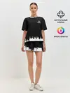 Женская пижама с шортами / Honda abstract black 2018