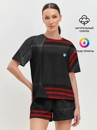 Женская пижама с шортами / BMW auto sport