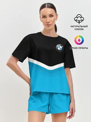 Женская пижама с шортами / BMW Black & Blue