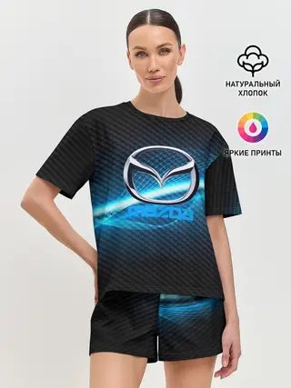 Женская пижама с шортами / mazda machine motor XXI