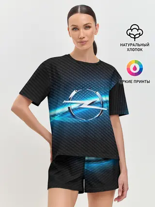 Женская пижама с шортами / OPEL machine motor XXI