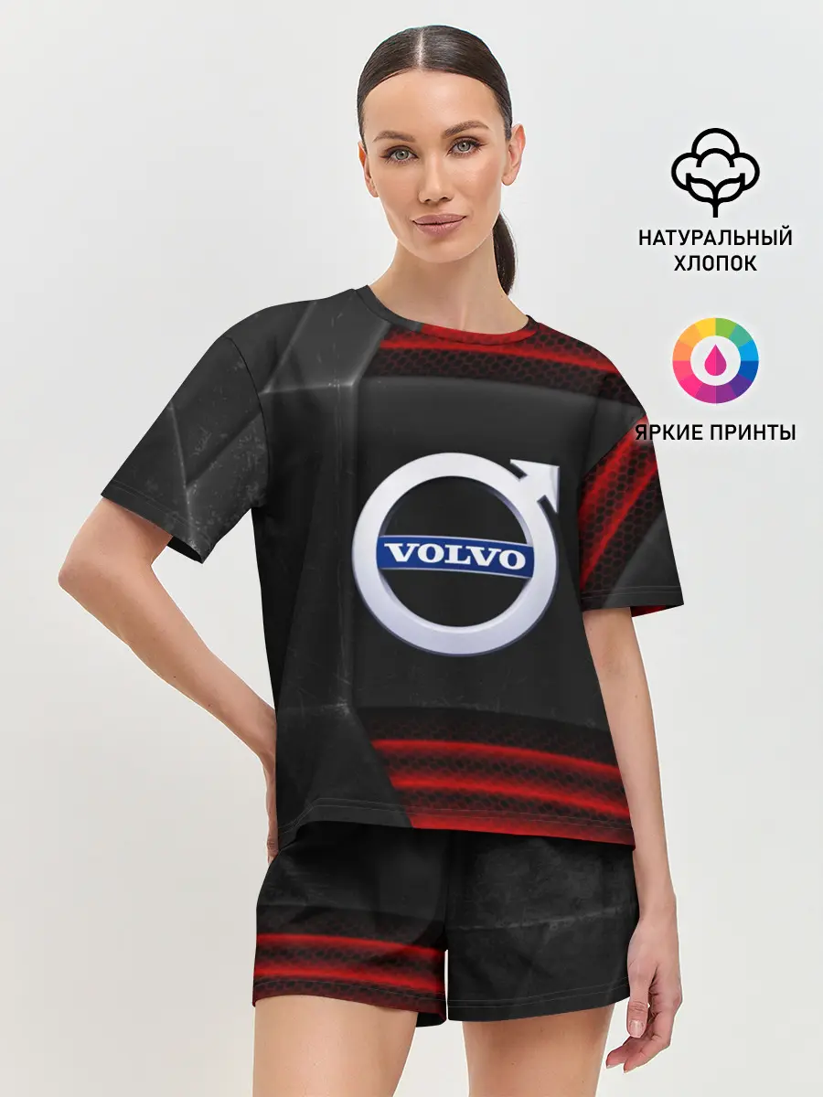 Женская пижама с шортами / volvo auto sport