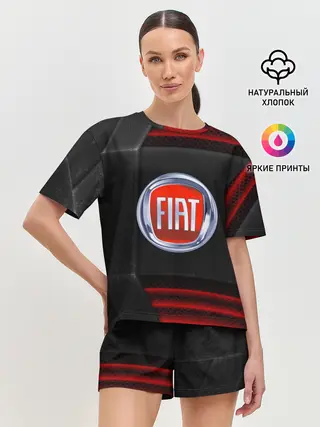 Женская пижама с шортами / FIAT auto sport
