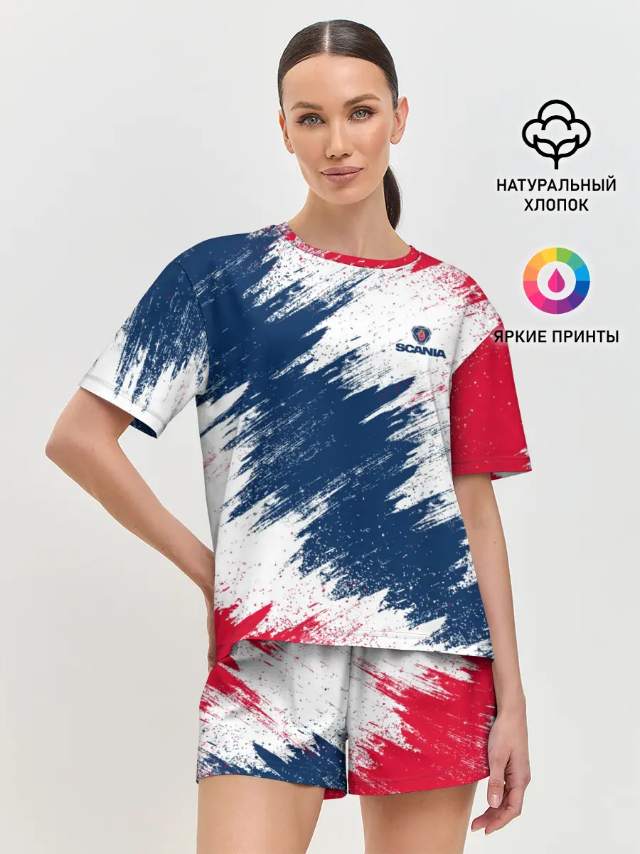 Женская пижама с шортами / SCANIA