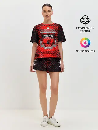 Женская пижама с шортами / Liverpool sport uniform