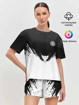 Женская пижама с шортами / Chelsea black 2018
