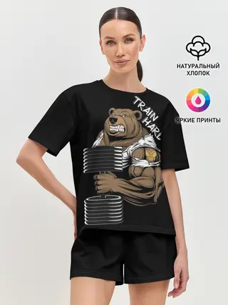 Женская пижама с шортами / Train hard