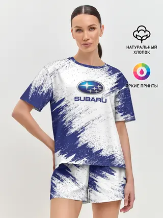 Женская пижама с шортами / Subaru