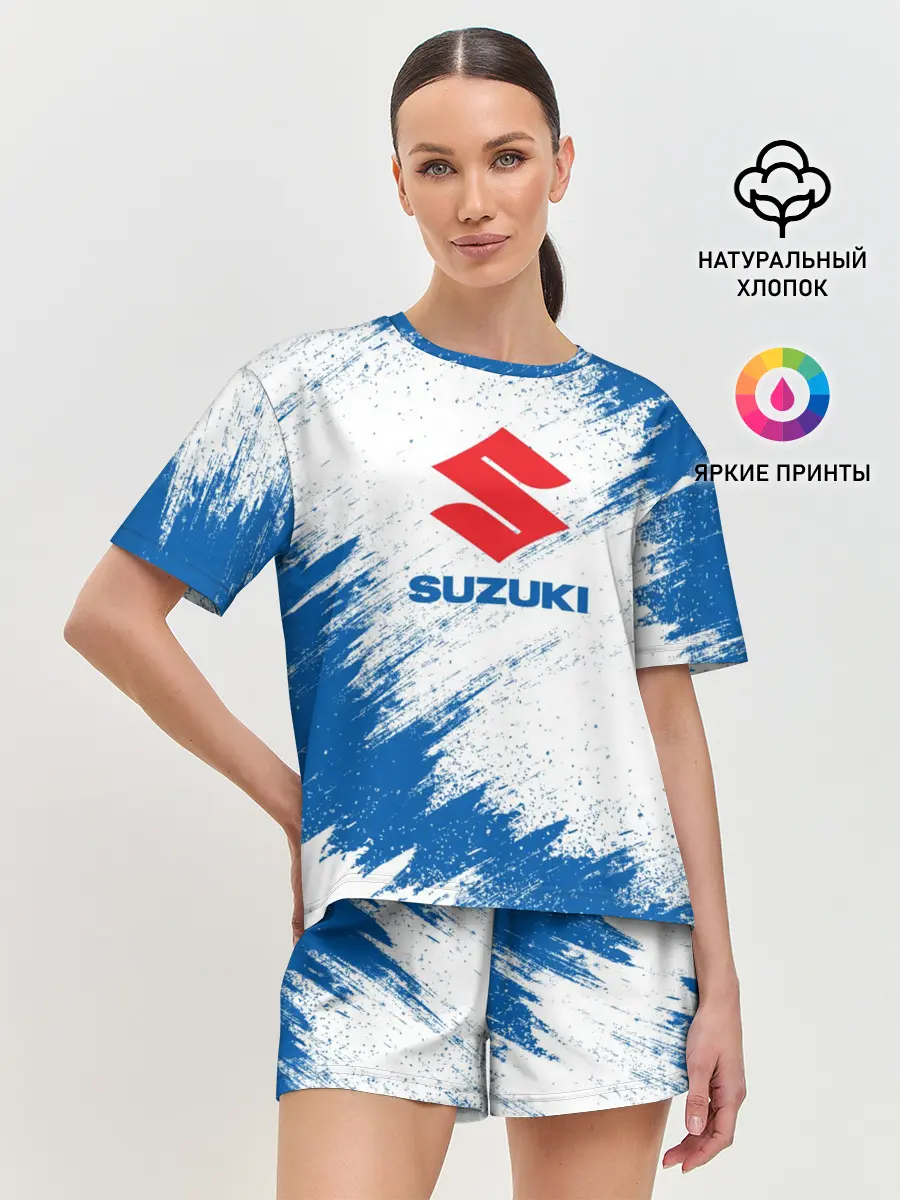 Женская пижама с шортами / Suzuki
