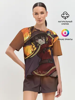 Женская пижама с шортами / Этот замечательный мир!