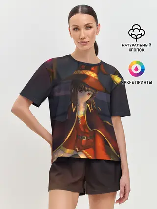 Женская пижама с шортами / Megumin ночная